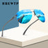Polarized Coating Mirror Frame Sun Glasses